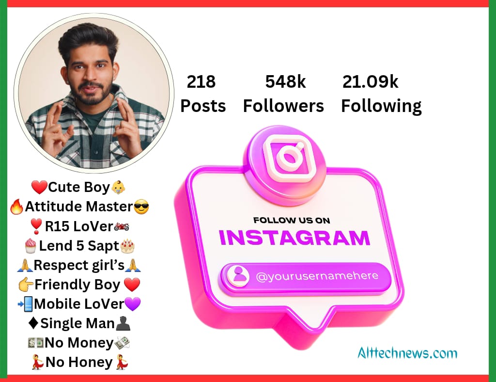 Attractive Instagram Bio for Boys
