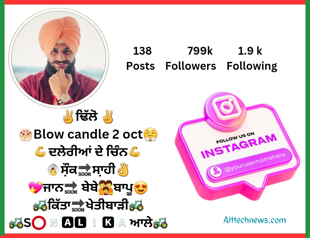 Instagram Bio for Boys Punjabi
