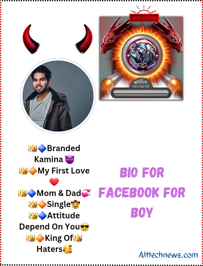 Bio for Facebook for Boy