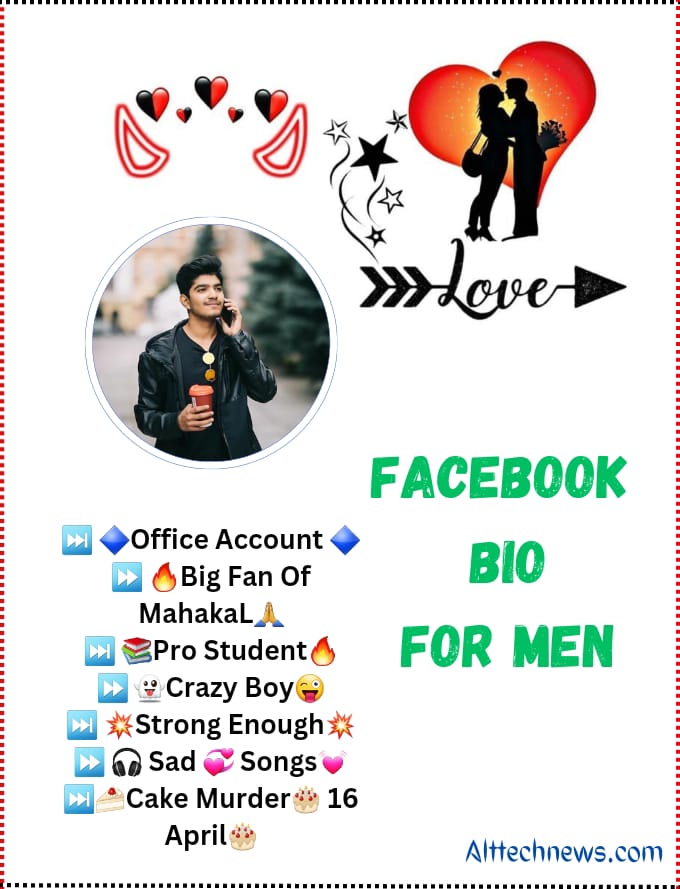Facebook Bio for Men